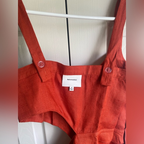 New Reformation Satori Line Long Dress - Picture 10 of 12